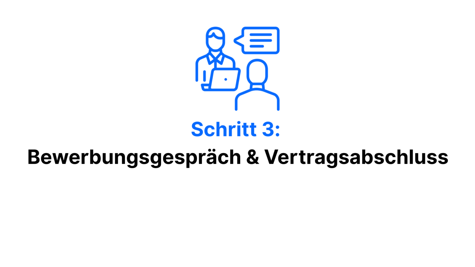 Schritt 1 Anforderungsprofil & Bedarfsklärung Gemeinsam mit Ihnen analysieren wir den konkreten Personalbedarf und definieren ein passgenaues Anforderungsprofil – individuell auf Ihr Unternehmen u (4)